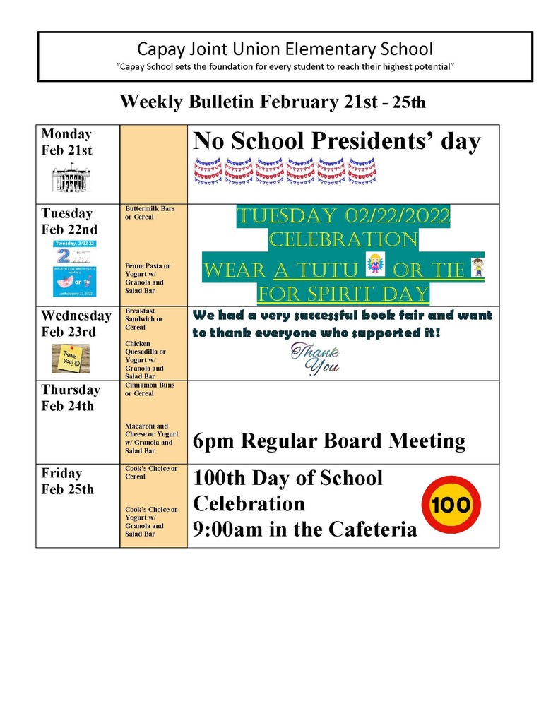 Weekly Colt Express Feb 21st - 25th