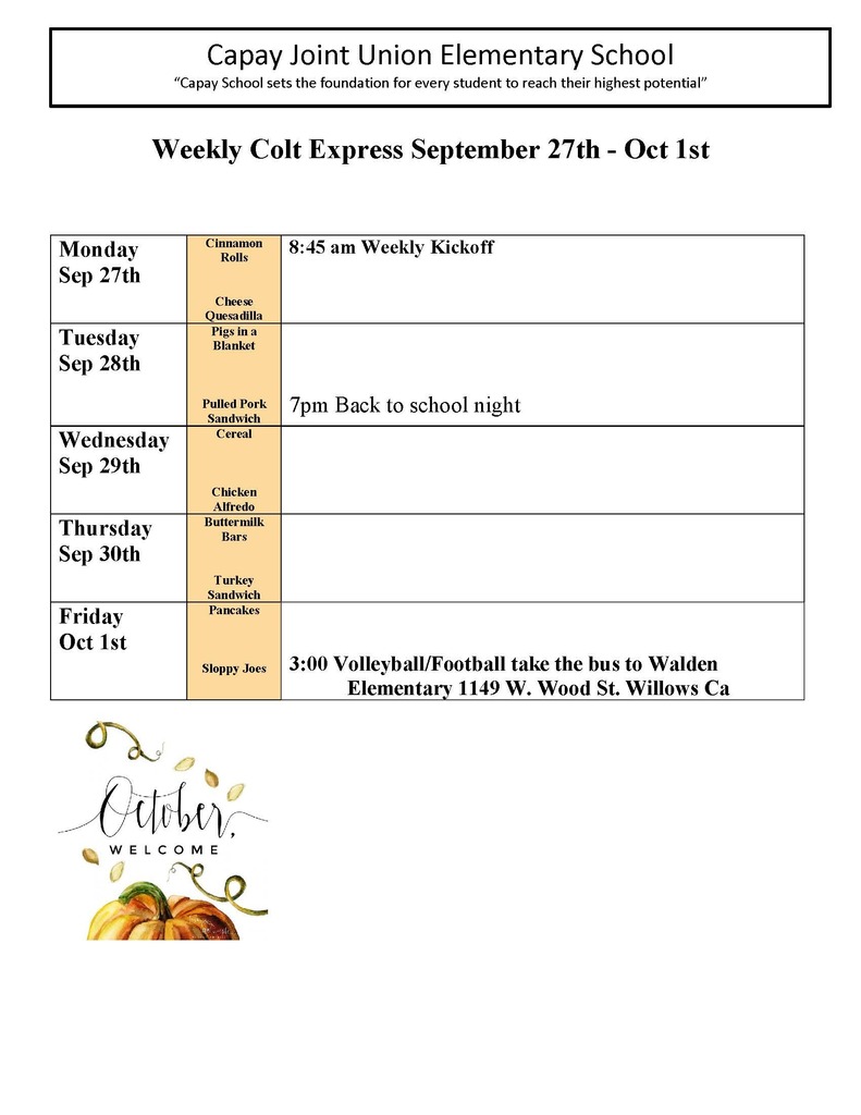 Weekly Colt Express 