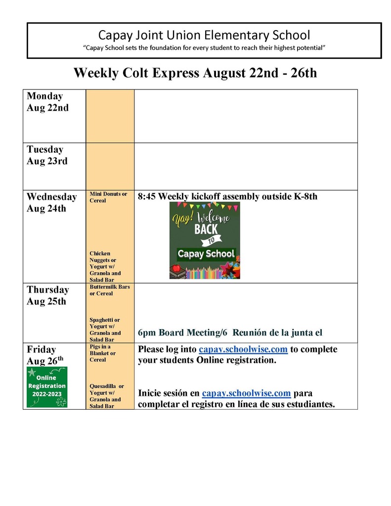 Weekly Colt Express