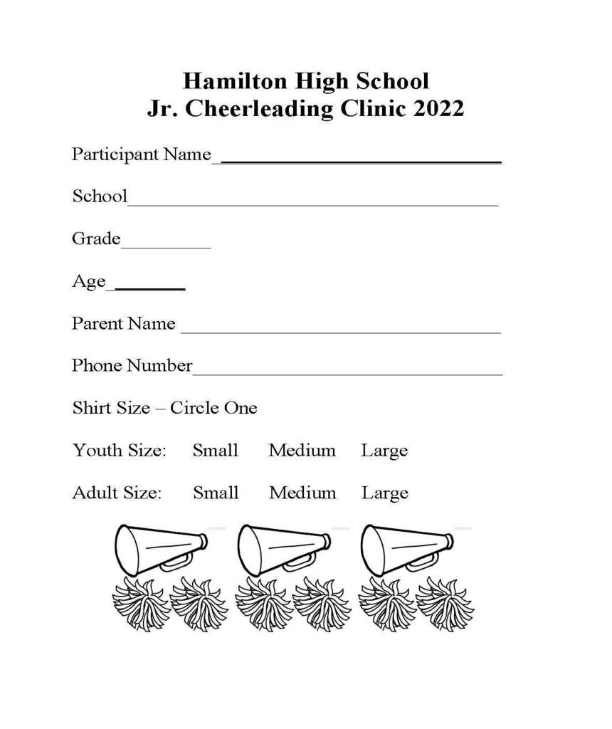 Cheer Registration