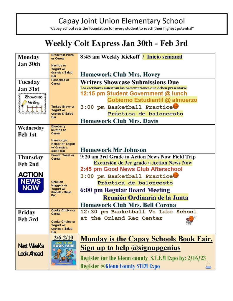 Weekly Colt Express